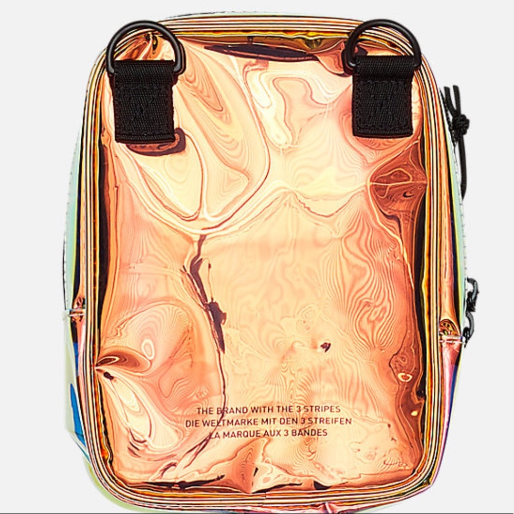ADIDAS iridescent holographic cross body bag NWT - Picture 7 of 8